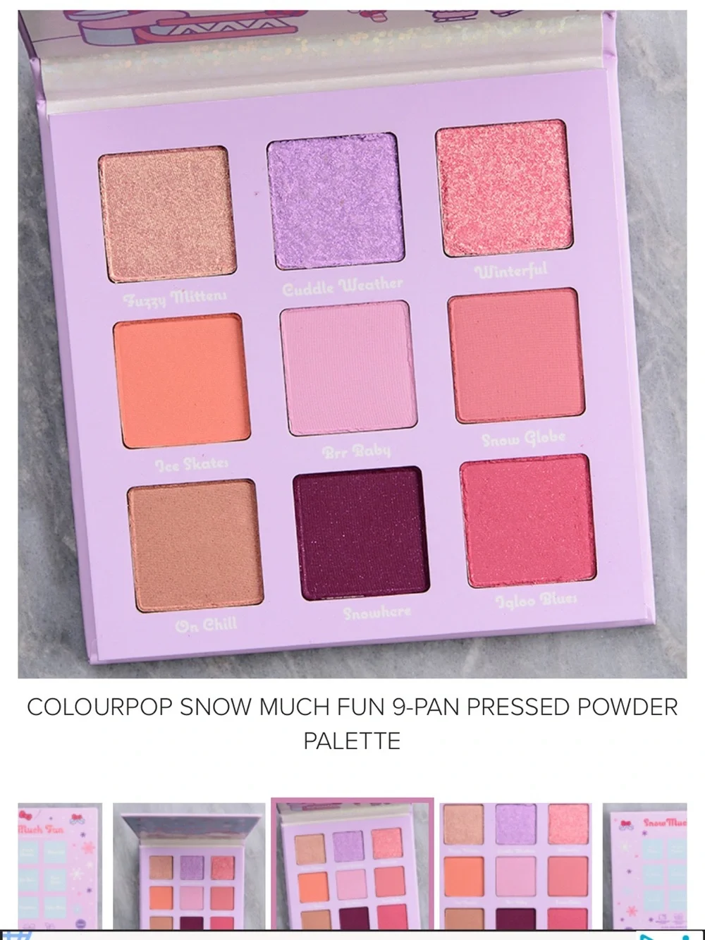 🆕❄️ ‘Snow Much Fun’ Palette - Hello Kitty x Colourpop - Eyeshadow Palette